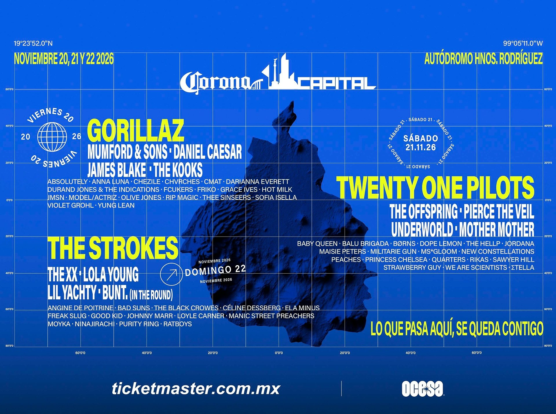 ¡Ya está listo el Corona Capital 2026!